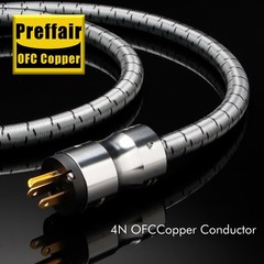 HiFi Audio Power Cable Audiophile US EU Schuko Amplifier Power Cord