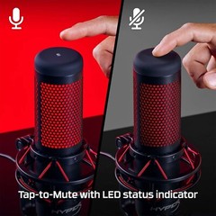 New HyperX QuadCast USB Condenser Gaming Microphone with 3 Year Protection Plan