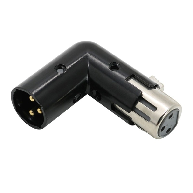 3Pin Male to Female Right Angled Auditory Converter Corrosion Resistant