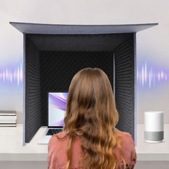 Portable Soundproof Booth for Desktop Recording – Lightweight & Easy to Use