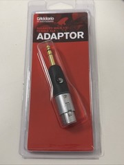 D’Addario 1/4 Inch Male Balanced to XLR Female Adaptor – PW-P047AA