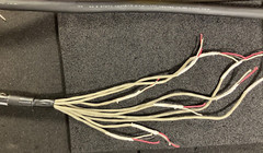 9-Pair, BELDEN 1219A ‘Brilliance‘ cable. 10-ft pieces, shrink-wrapped fanouts