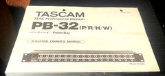 Tascam PB-32H Patch Bay Rack Mount Unit w/Box (Walt Kraemer Estate)