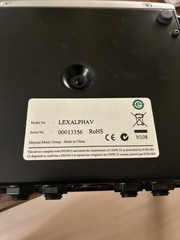 Lexicon Alpha V Desktop Digital Recording Audio Interface *for parts, but works*