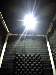 Portable Stand-In Isolation Vocal Booth w/ Light & w/Door Enclosure