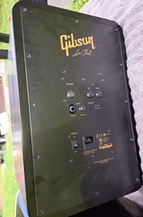Gibson LP8 Powered Active Monitors Pair wCovers stands Flamed arch 100th Set LP-