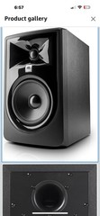 JBL Professional 305PMkII 5-Inch 2-Way Powered Active Monitor Speaker Black