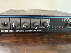 Shure 4-Channel Microphone Mixer SCM268 READ