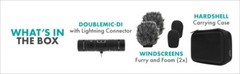 Movo DoubleMic-DI Dual Capsule Microphone – iPhone Two-Sided Cardioid Condenser