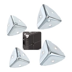 4pcs Sliver Corner Protector Guard For Luggage Air Box Flight Road Case Tool Box
