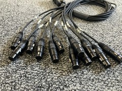 Gepco DT12 Breakout Fan Out XLR Female Cable 3ft TESTED