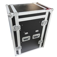 16U Shockproof Mixer DJ Aviation Case-Professional Rack Cabinet for Audio Equip.