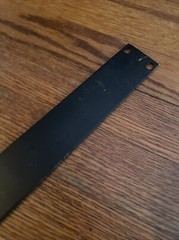 Unbranded Blank Black One 1 Rack Space Panel Heavy Duty Steel Spacer #1