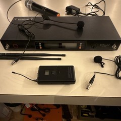 GTDaudio G-622 Dual Channel UHF Wireless Mic System w/ Handheld & Bodypack A