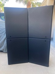 JBL AE Series Professional AC2215/00 PA Speakers, Black – Lot of 4