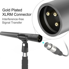 Shotgun Microphone, SYNCO-Mic-D2-Hyper-Cardioid-Directional-Condenser-Mic XLR