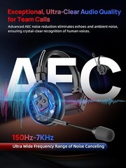 SYNCO XTALK X5 Wireless Intercom Headset System 2.4GHz Full Duplex 350M/1148FT