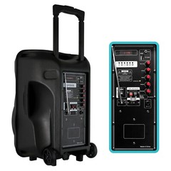 beFree 12″ 2500W Bluetooth Portable PA DJ Party Speaker w Warranty USB SD Lights