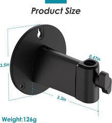 Wall Mount Boom Arm – Microphone Holder for Stand, Vertical Surface Mount and Fr