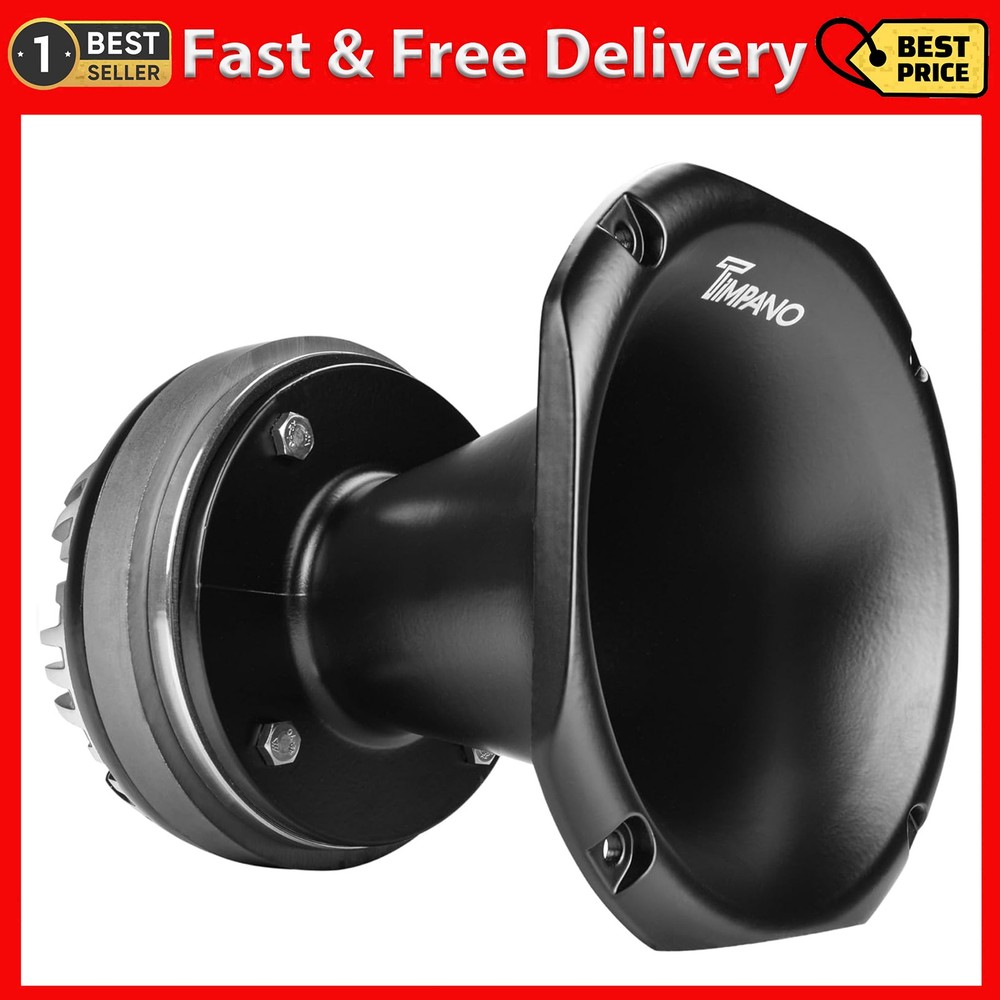 Timpano TPT-DH2000 PRO 2″ Exit Compression Driver Horn 450 Watts Max Power 8 …