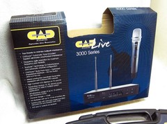 CAD Audio LIVE 3000 Series Wireless MICROPHONE & Transmiter Kit. NOS in Box?