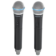 Samson Concert 288m Dual Handheld Wireless System with Tabletop Receiver – (2) Q