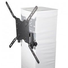 Pro X Flex Totem TV Adjustable Height Totem W/Folding Base Plate, 55″ TV Mount