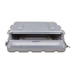 Crossrock Stackable Rack Case, Strong Molded with Heavy Duty Hardware, 19.25”…