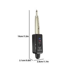 1set Professional Microphone Transmitter&Receiver 24-bit/48kHz UHF XLR Adapter