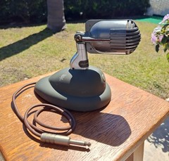 Rare Early Shure 508C Stratoliner Dynamic Microphone Original Stand – Serial 111