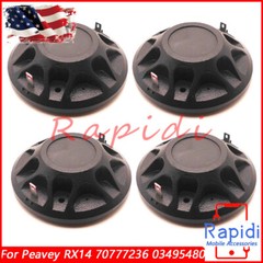 4Pcs For Peavey RX14 70777236 03495480 PR15 PV115 Horn Driver Diaphragm 8Ω 1.35″