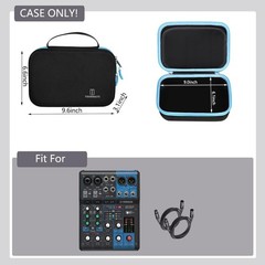 Hard Storage Case Compatible for YAMAHA MG06X/MG06 6-Input/Ag03/Ag03 MK 2/AG06MK