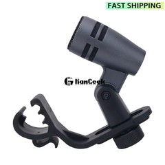 E604 Dynamic Microphone Cardioid Mic Instrument Pickup Mic w/ Clip Arm Mount