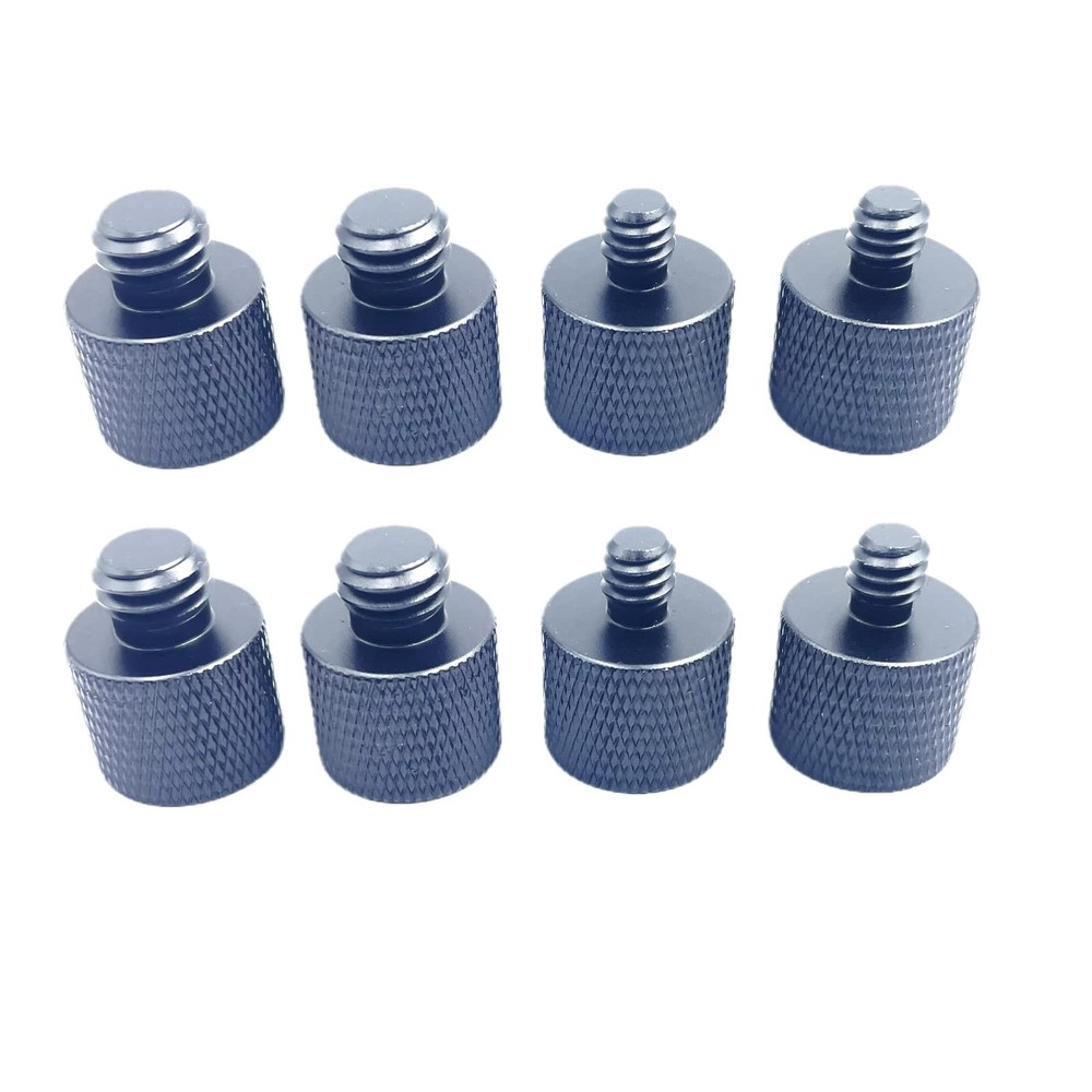 Microphone Adapter 8 PCS 1/4 Male To 3/8 Female Camera Screw Tripod Stand Mount