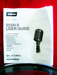 2022 Shure Brothers 55SH dynamic cardioid microphone Elvis w case 55S 55 556S
