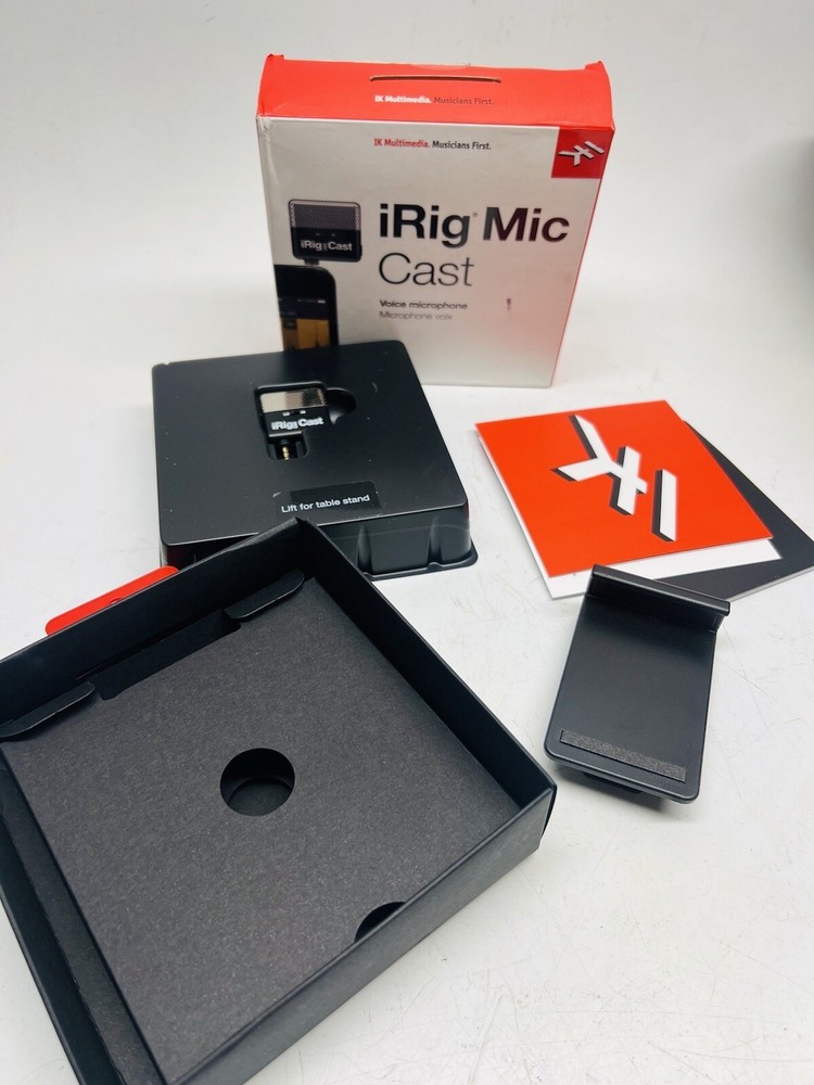 IK Multimedia iRig MIC Cast for Select Apple® Devices iPhone /iPod touch /iPad