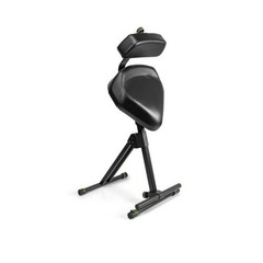 Gravity GFMSEAT1BR Ergonomic Musician Stool Adjustable Backrest, Footrest & Tilt