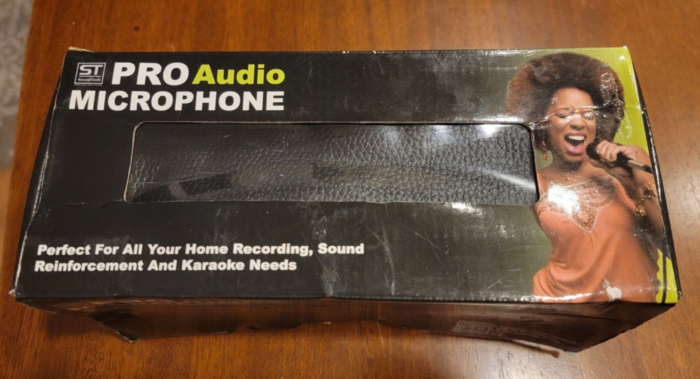Soundtech STMIC50 Pro Recording Mic w/ 16.4-Foot XLR Cable Case Mic holder