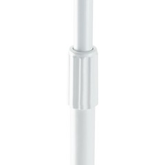 Round Base Straight Mic Stand White with Bag – On-Stage