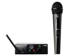 AKG WMS40 Mini Vocal Set (Band US25-D) Wireless Handheld Microphone Mic System