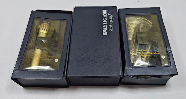 Lot of 2 untested Microphones – untested, Various Models & Colors