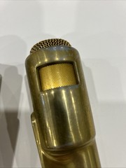 60’s Vintage Pair of Gold Electro Voice 664 Dynamic Microphones