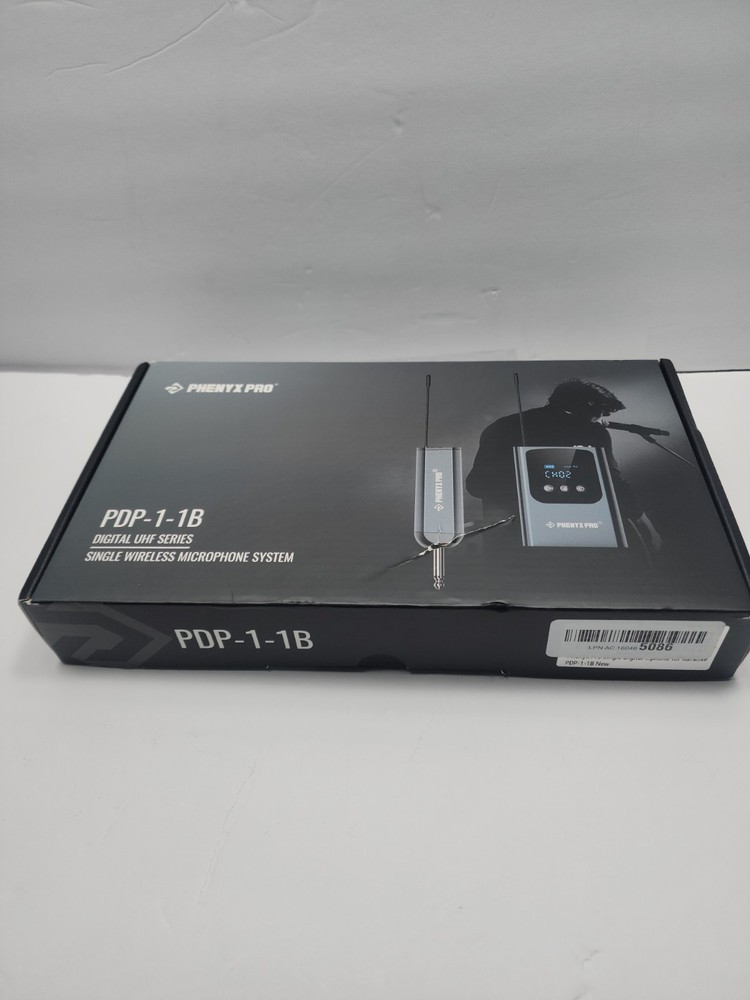 Phenyx Pro PDP-1-1B Digital UHF Wireless Mic System Bodypack Headset/Lav