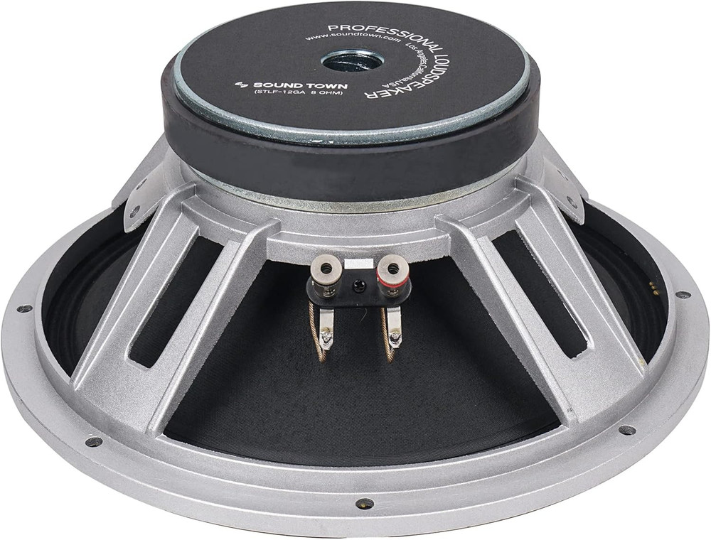 12” 300W Cast Aluminum Frame Woofer W/ 3″ Voice Coil, Replacement Woofer for PA/
