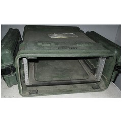Rackmount 04U x24 ECS Legacy Composite Shock Mount Shockmount Case Green G/F