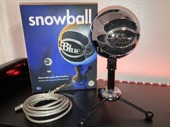 Blue Snowball USB Mic for Recording & Streaming on PC & Mac – Brushed Aluminum