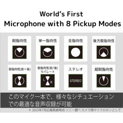 SONY ECM-M1 Shotgun Microphone Multi Pattern Camera Mounted Mic Audio Recording
