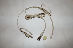 Double Earhook Headset Microphone Mic w/ 4 pin mini XLR for Audio Technica *NEW*