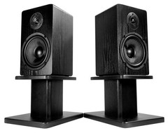 Pair Mackie CR3.5 3.5″ Powered Studio Monitors w/ Tone Control+Desktop Stands