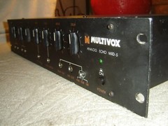 Multivox MXD-5, Analog Echo Delay and Spring Reverb, Vintage Rack